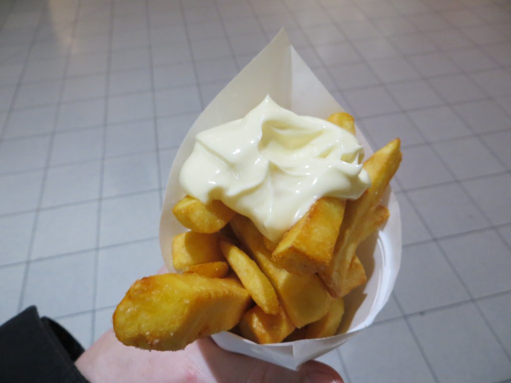 Frites - French fries with Mayonnaise
